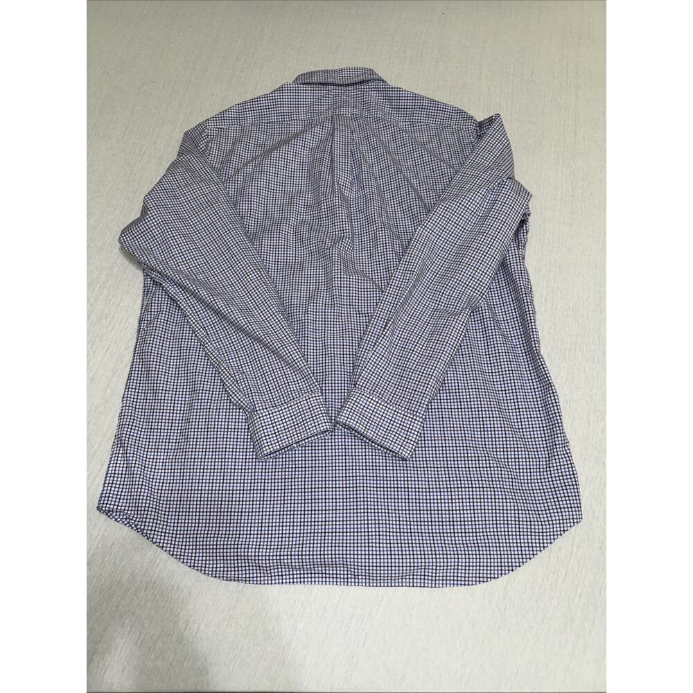 Polo Ralph Lauren Shirt Mens XL Blue Gingham Classic Fit Button Down Cotton EUC - Picture 8 of 8